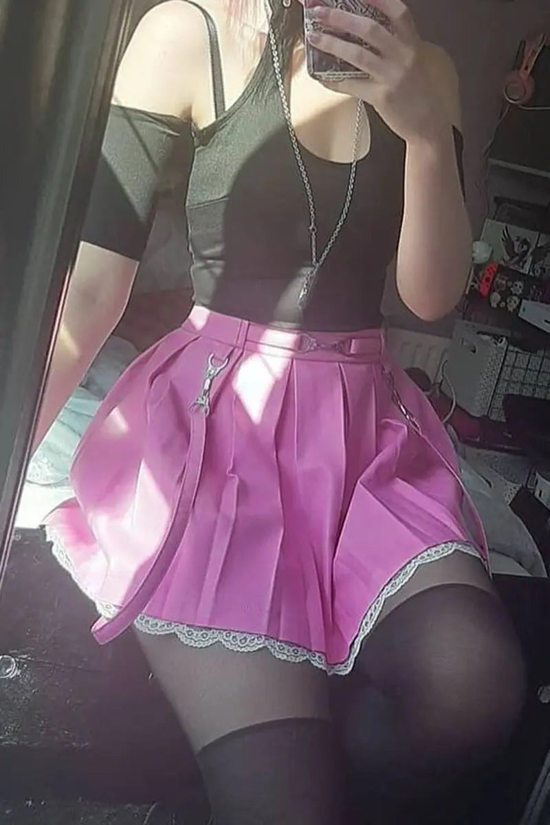 SEXY Lace Hem SKIRT SEASONAL ATTIRE.