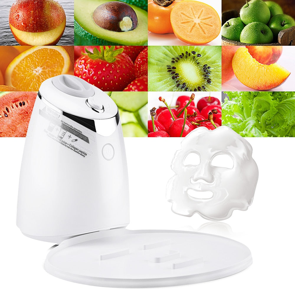 Automatic Facial Mask Maker Machine Beauty DIY Fruit Vegetable Facial Mask Collagen Tablets for Whitening Rejuvenation Skin Care.
