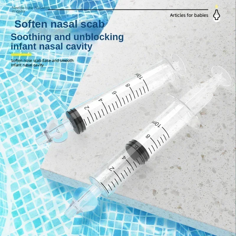 Baby Nasal Aspirator Syringe - 10ML/20ML Nose Cleaner for Rhinitis in Children