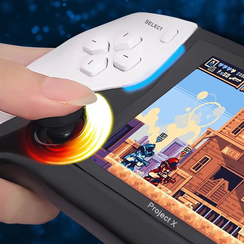 X 4.3-Inch Handheld Game Console with High-Definition IPS Screen and PS1 Arcade HD Output