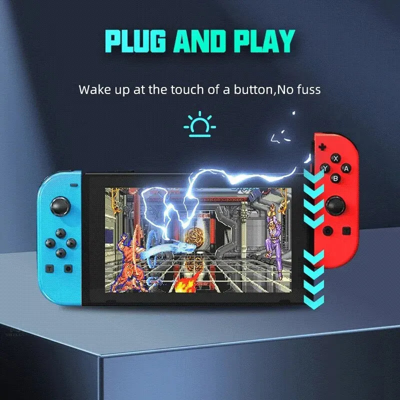 Joy RGB LED 5.2 BT Switch Left/Right Joypad for N SwitcConsole - Dual Vibration Joystick