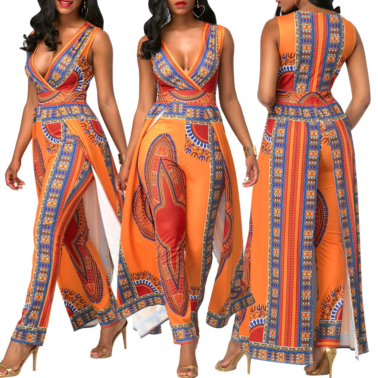 traditional kaftans sleeveless outfit