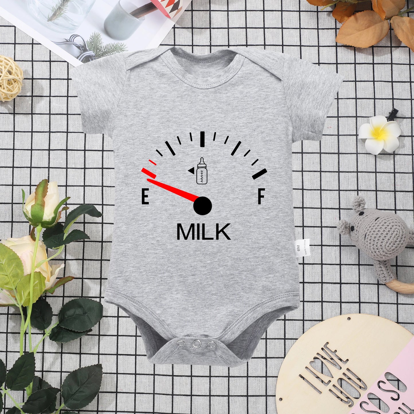 GOT MILK Cotton Baby Onesie High Quality Newborn Romper 0-24