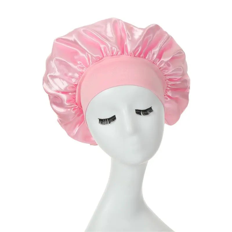 Silky Bonnet Satin Double Layer Hair Styling Accessories.