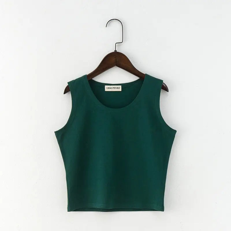 Sleeveless Camisole Tank Tops Fashion.