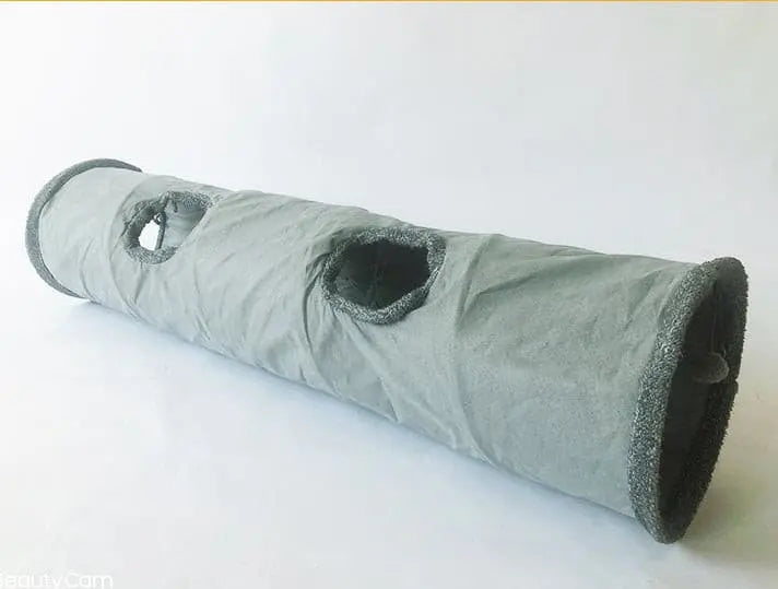 Suede cat drill hole cat tunnel rolls Dragon cat Locar Toy Self-tunnel cat supplies cat channel.