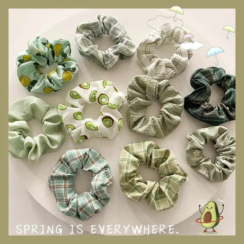 Women Hair Scrunchies Velvet Solid Color Hair Band for Girls Ponytail Holder Rubber Bands Hair Ties Hair Accessories.