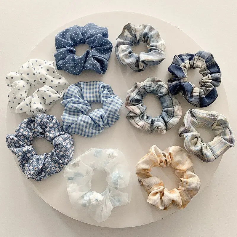 Women Hair Scrunchies Velvet Solid Color Hair Band for Girls Ponytail Holder Rubber Bands Hair Ties Hair Accessories.