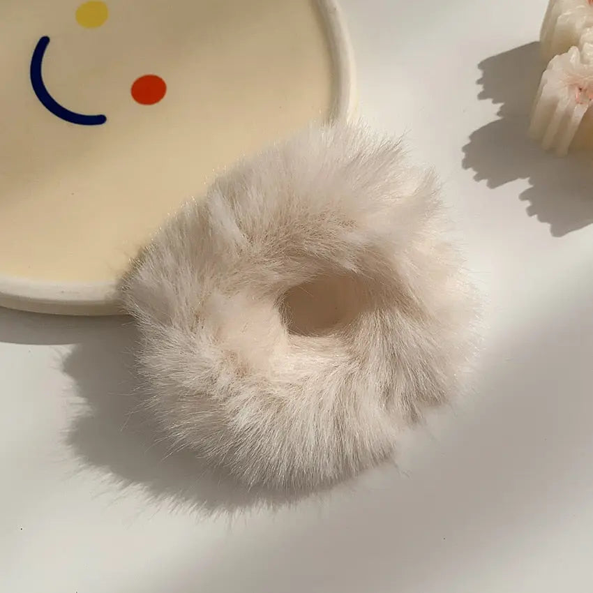 Women Hair Scrunchies Velvet Solid Color Hair Band for Girls Ponytail Holder Rubber Bands Hair Ties Hair Accessories.