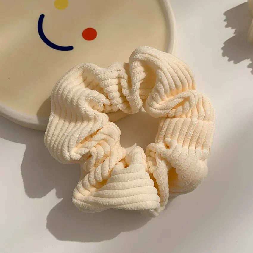 Women Hair Scrunchies Velvet Solid Color Hair Band for Girls Ponytail Holder Rubber Bands Hair Ties Hair Accessories.
