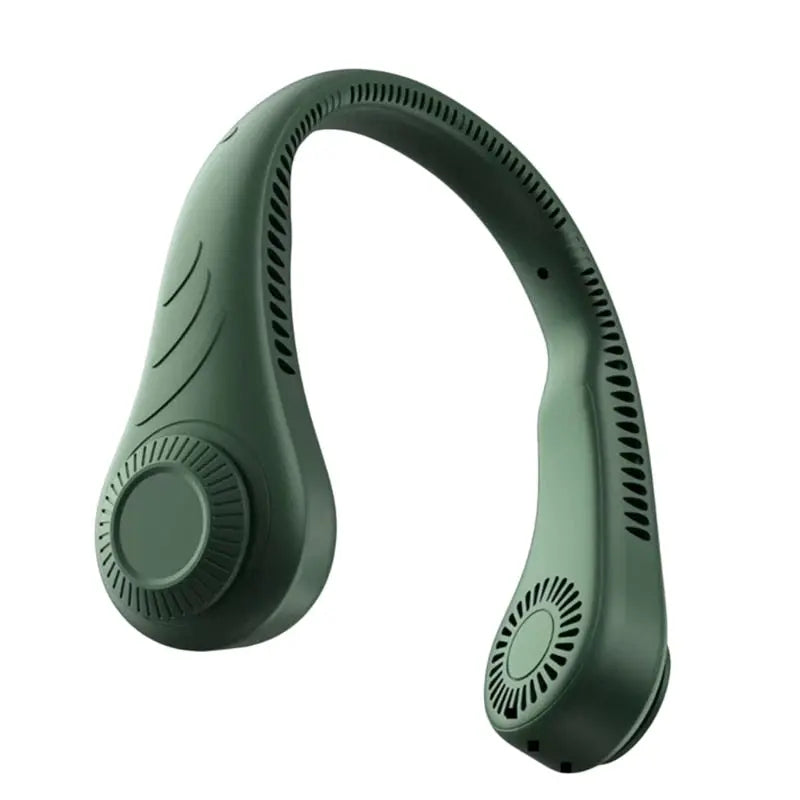 Xiaomi Hanging Neck Fan Portable Cooling Fan USB Leafless 360 Degree Neckband Fan 78 Surround Air Outlets 4000Mah Rechargeable.