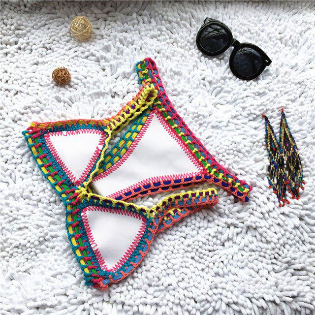 Crochet Neoprene Bikini - Stylish Beachwear with Comfortable Crochet Design