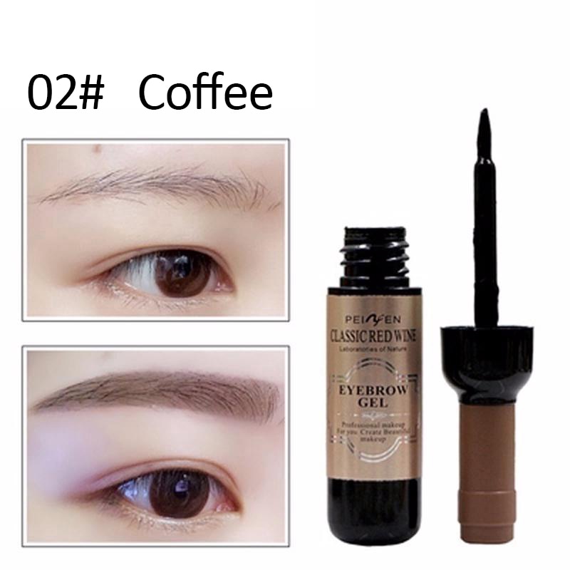 Beyprern 3 Colors Liquid Eyebrow Gel Lasting Tint Shade Make Up Eyebrow Dye Gel Waterproof Makeup Shadow For Eye Brow Paint Cosmetic.