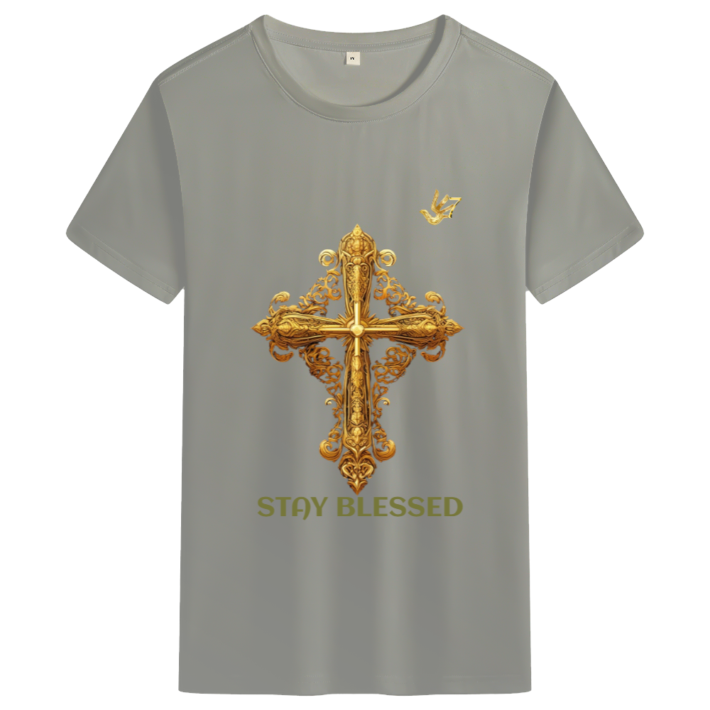 GOLDEN TOUCH WITH A GODLY TOUCH JOHN 3:16 Unisex Cotton Tee