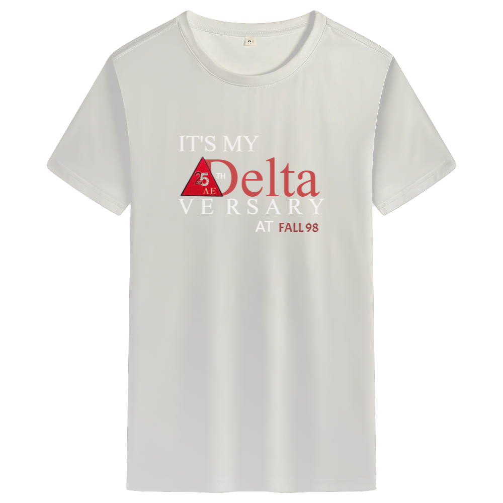 DELTA VERSARY AT 98 AE Unisex Mercerized Cotton Tee