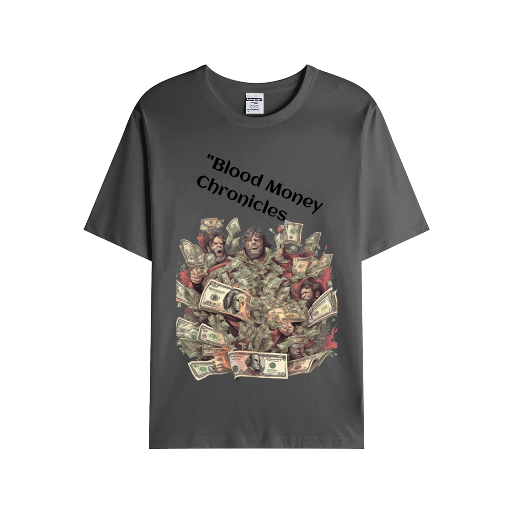 BLOOD MONEY CHRONICLES Unisex Single Cotton Tee
