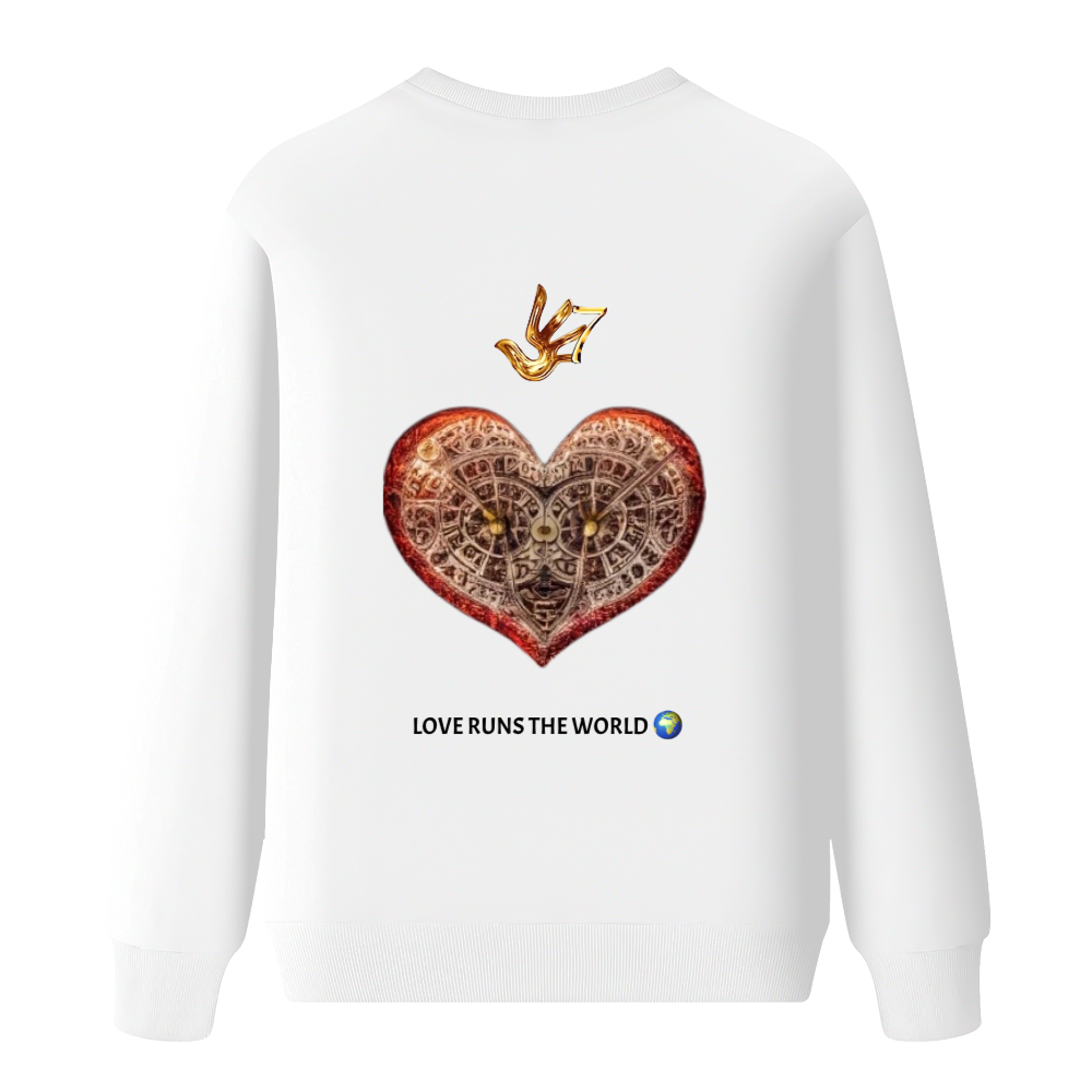 Anime girl love runs the world Loose fashion sweater