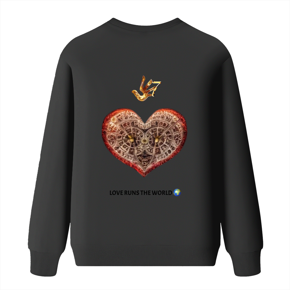 Anime girl love runs the world Loose fashion sweater