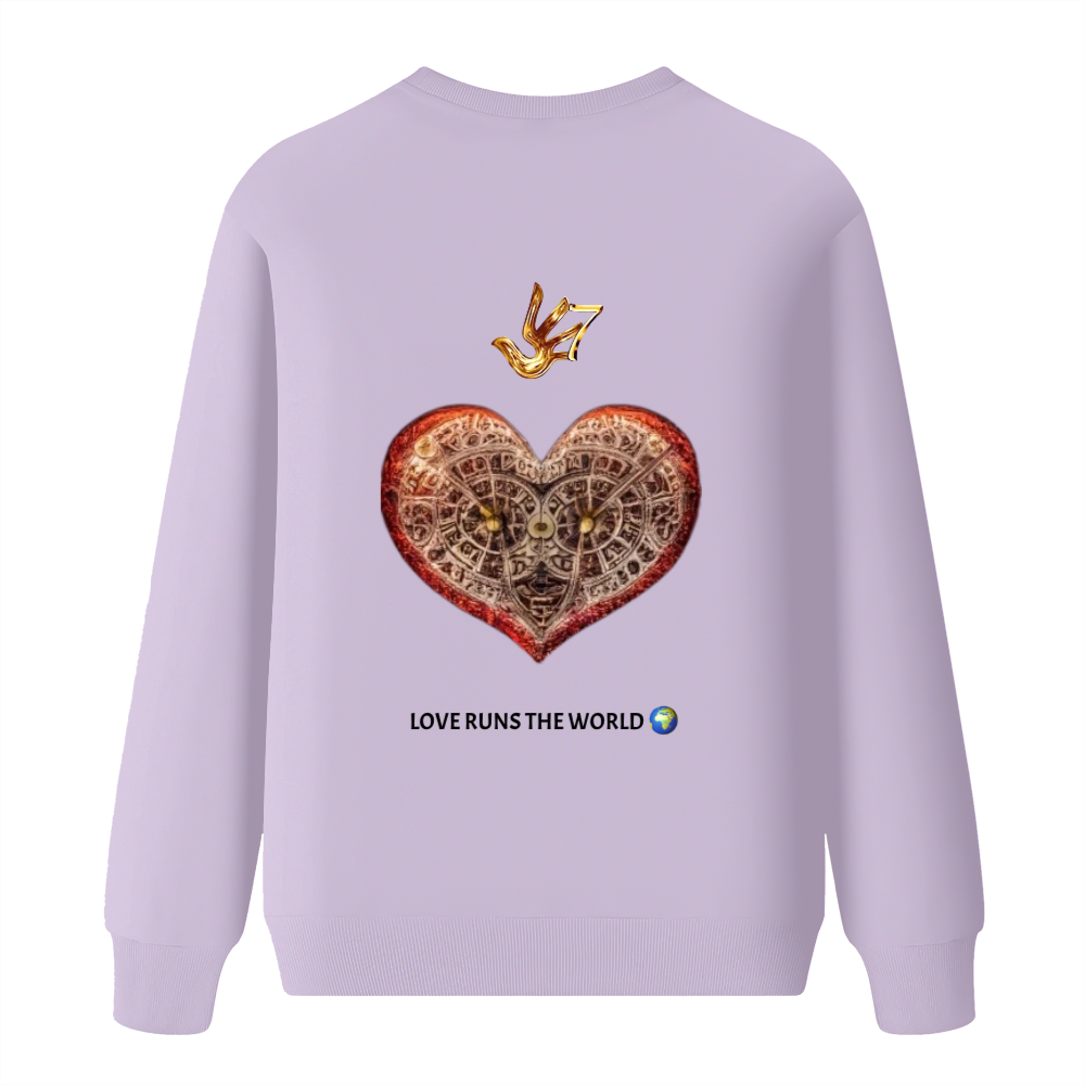 Anime girl love runs the world Loose fashion sweater