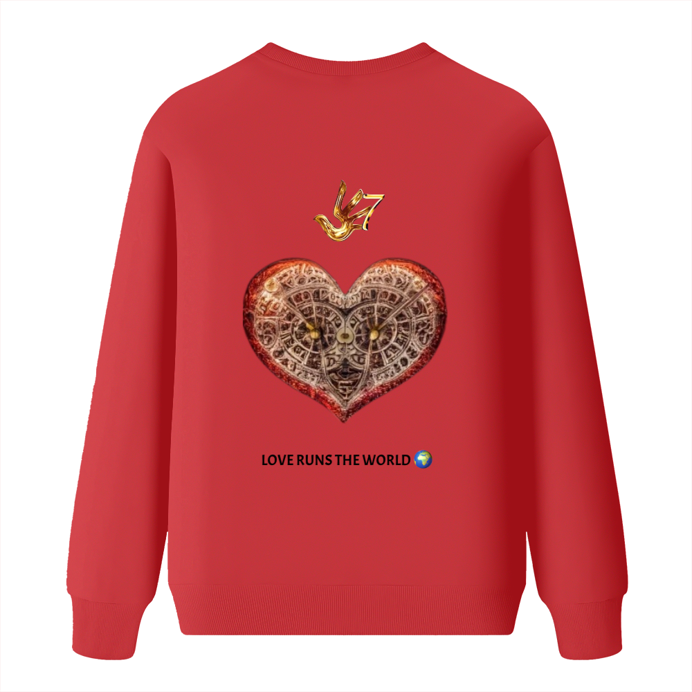 Anime girl love runs the world Loose fashion sweater