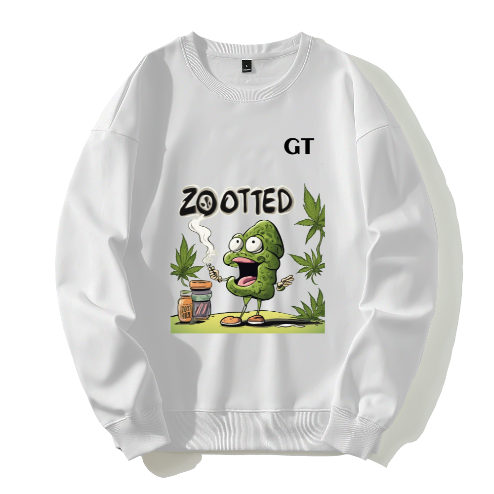 ZOOTED 1 EDITION Silver fox fleece thermal hoodie
