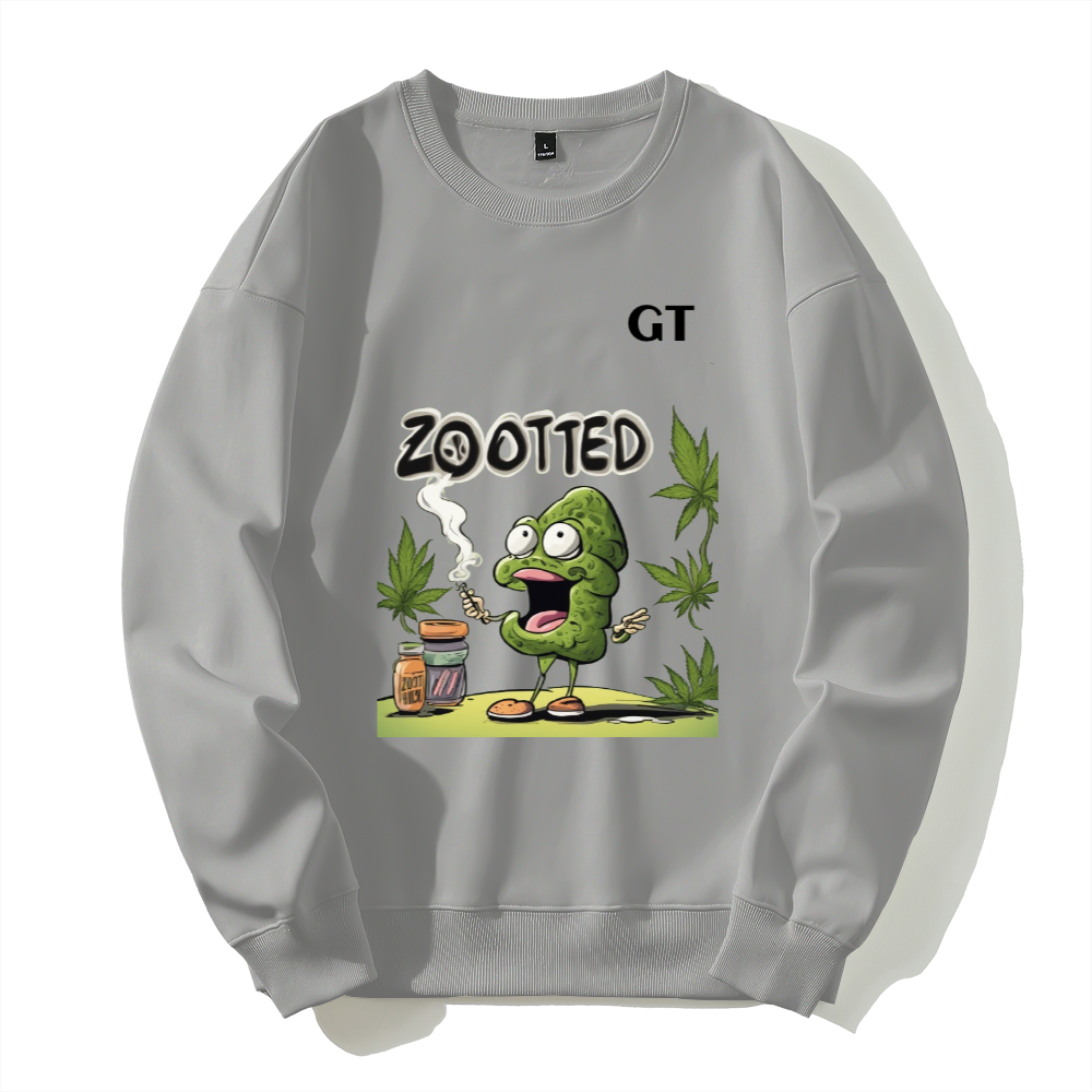 ZOOTED 1 EDITION Silver fox fleece thermal hoodie