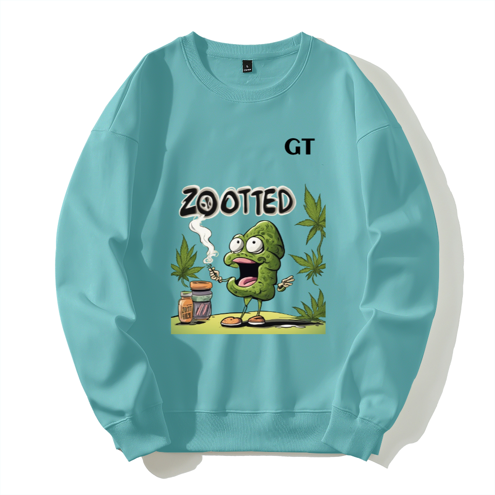 ZOOTED 1 EDITION Silver fox fleece thermal hoodie