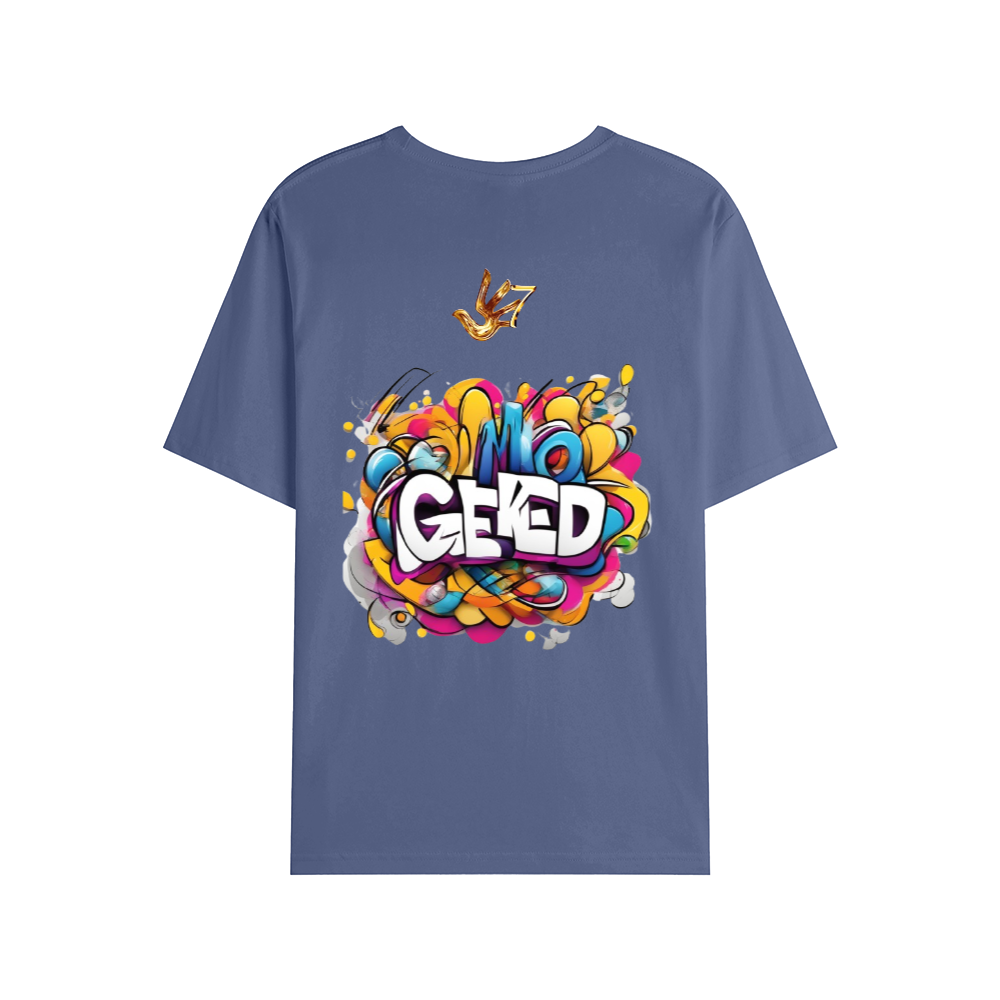 GEEKED ENTERTAINMENT (GKE) Unisex Single Cotton Tee