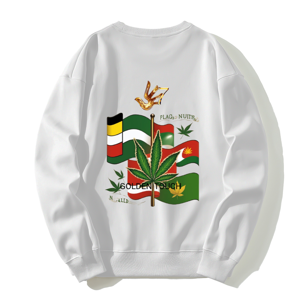Buzzin' with Nature's High Silver fox fleece thermal hoodie