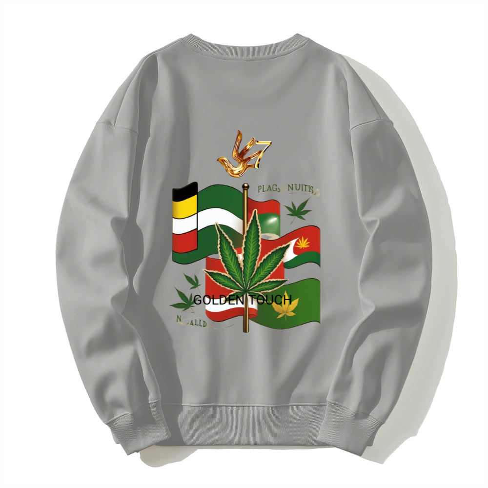 Buzzin' with Nature's High Silver fox fleece thermal hoodie