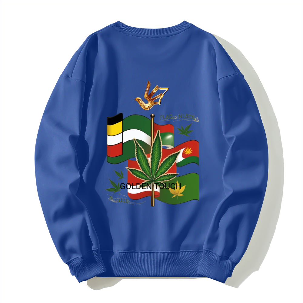 Buzzin' with Nature's High Silver fox fleece thermal hoodie
