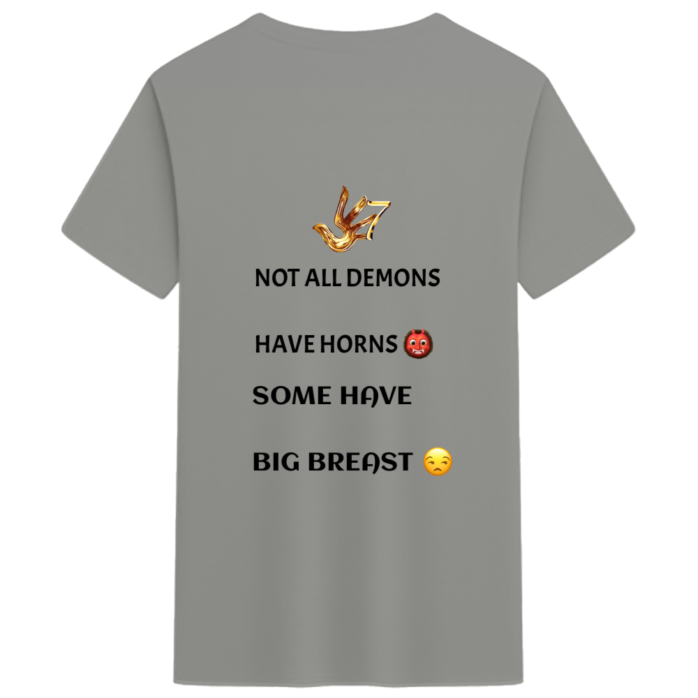 NOT ALL DEMONS HAVE HORNS Unisex Cotton Tee