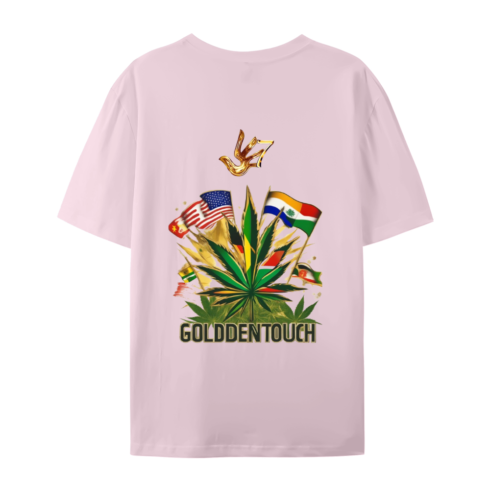 ONE LOVE RAINFOREST 420 NATION Unisex Semi-combed Cotton Tee