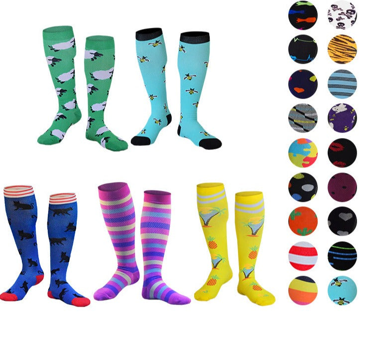 "High-Performance Outdoor Compression Socks for Sports and Activities"