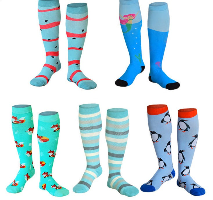"High-Performance Outdoor Compression Socks for Sports and Activities"