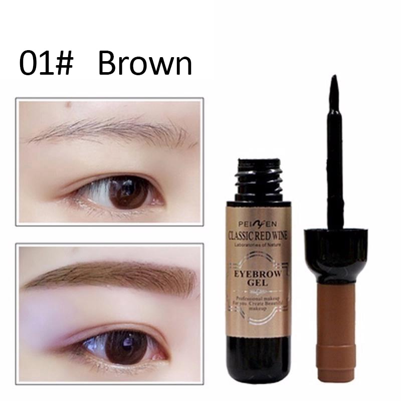 Beyprern 3 Colors Liquid Eyebrow Gel Lasting Tint Shade Make Up Eyebrow Dye Gel Waterproof Makeup Shadow For Eye Brow Paint Cosmetic.