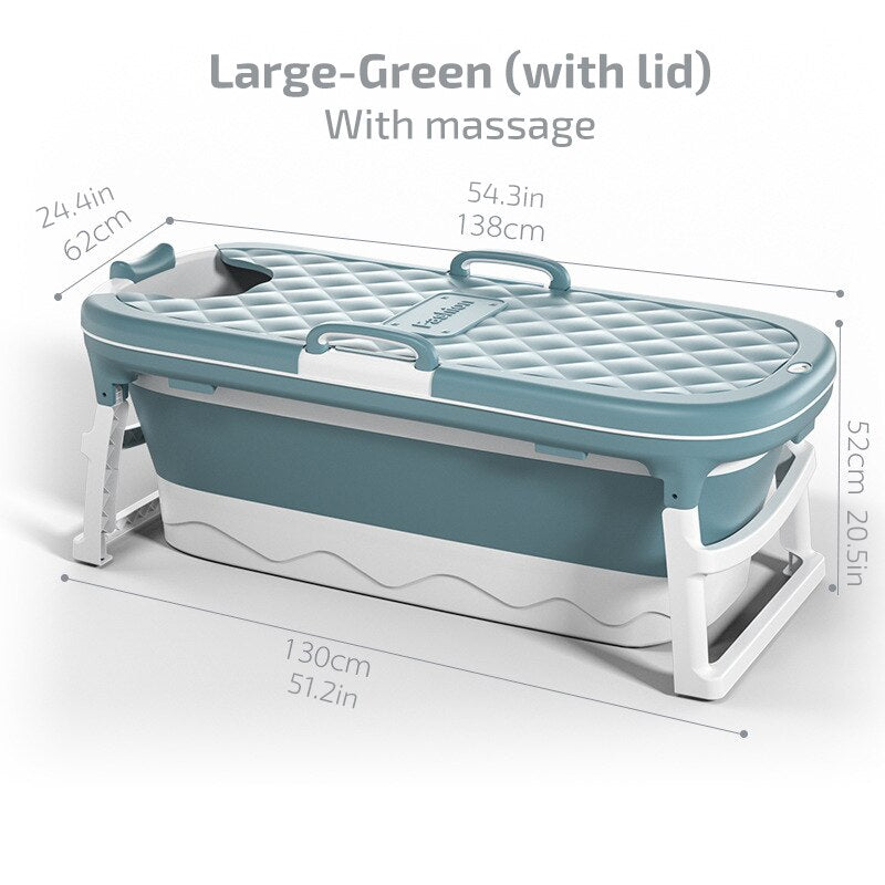 Cordial Shining Free Shipping 1.4m Adult Bath Tub Barrel Sweat Steaming Bathtub Plastic Folding Thicken Bathtub Home Massage.