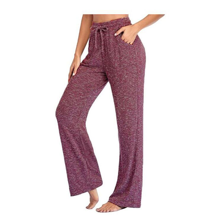 Spring Autumn New Fashion Empire Bandage Women's Long Pants 2021 Casual Loose Solid Pocket Ladies Straight-leg Pants Pluse Size.