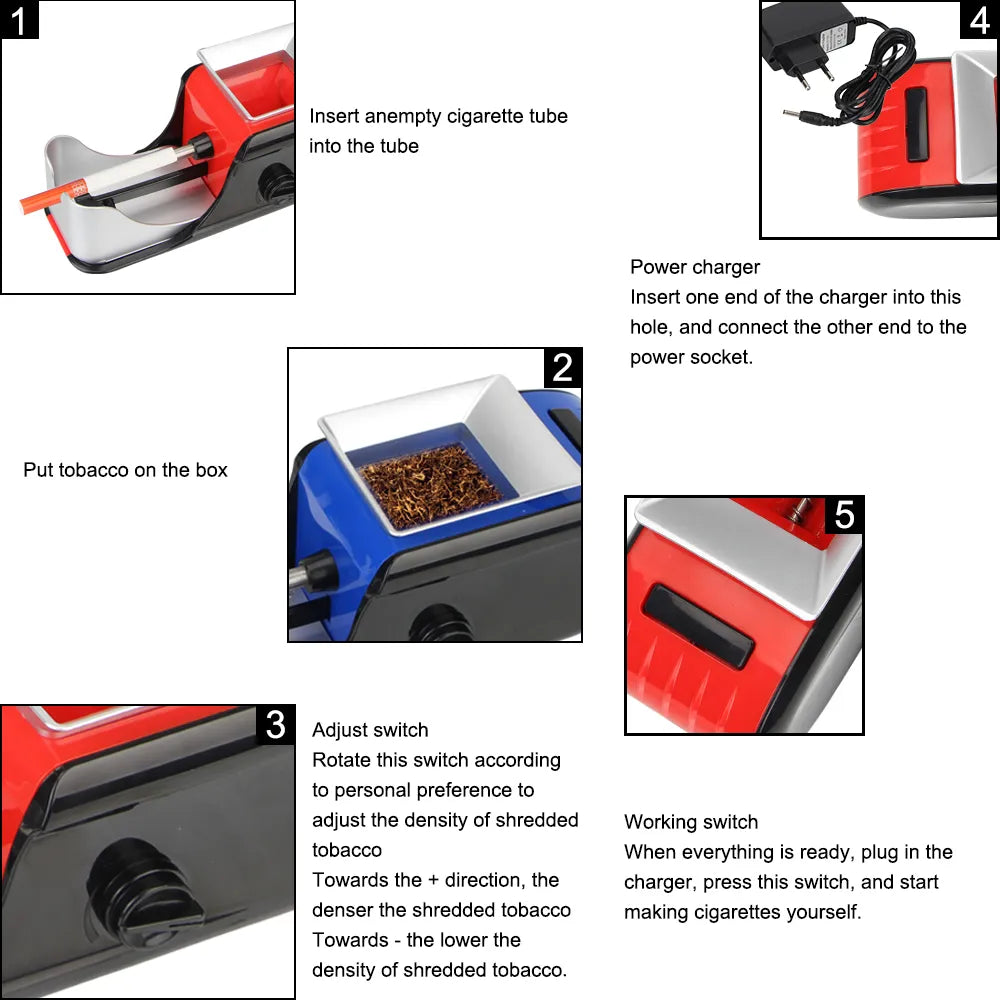 Cigarette Rolling Machine Tobacco Rolling Injector