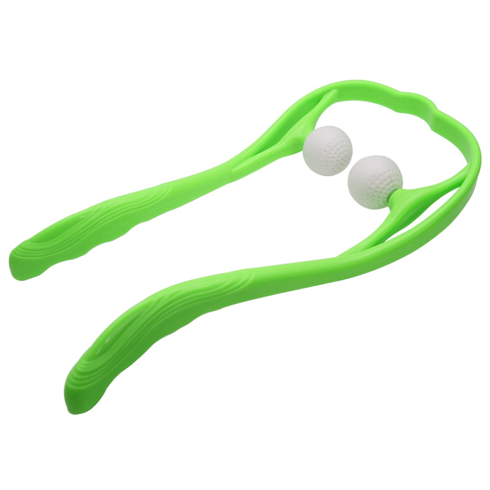 Aptoco Neck Dual Trigger Point Roller Self-Massage Tool - GOLDEN TOUCH APPARELS WOMEN