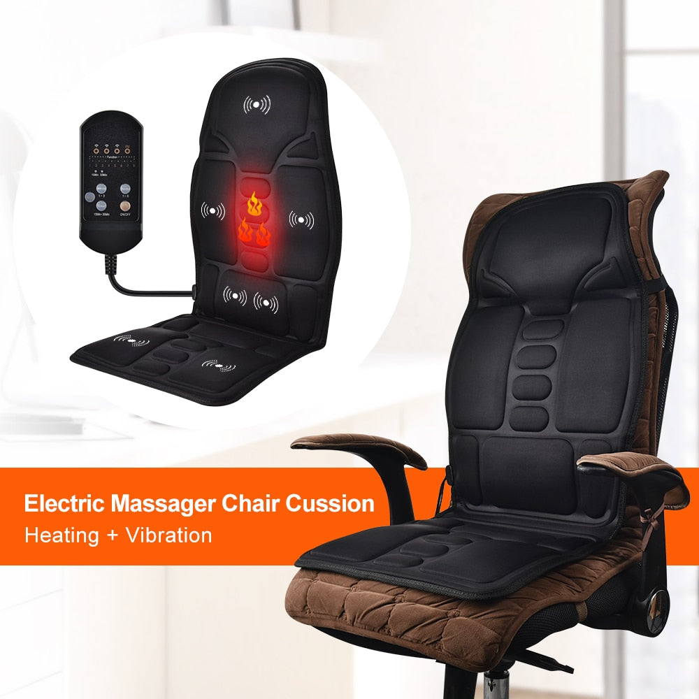 Electric PORTABLE Infrared Heating Back Vibrator Massage Pads - GOLDEN TOUCH APPARELS WOMEN
