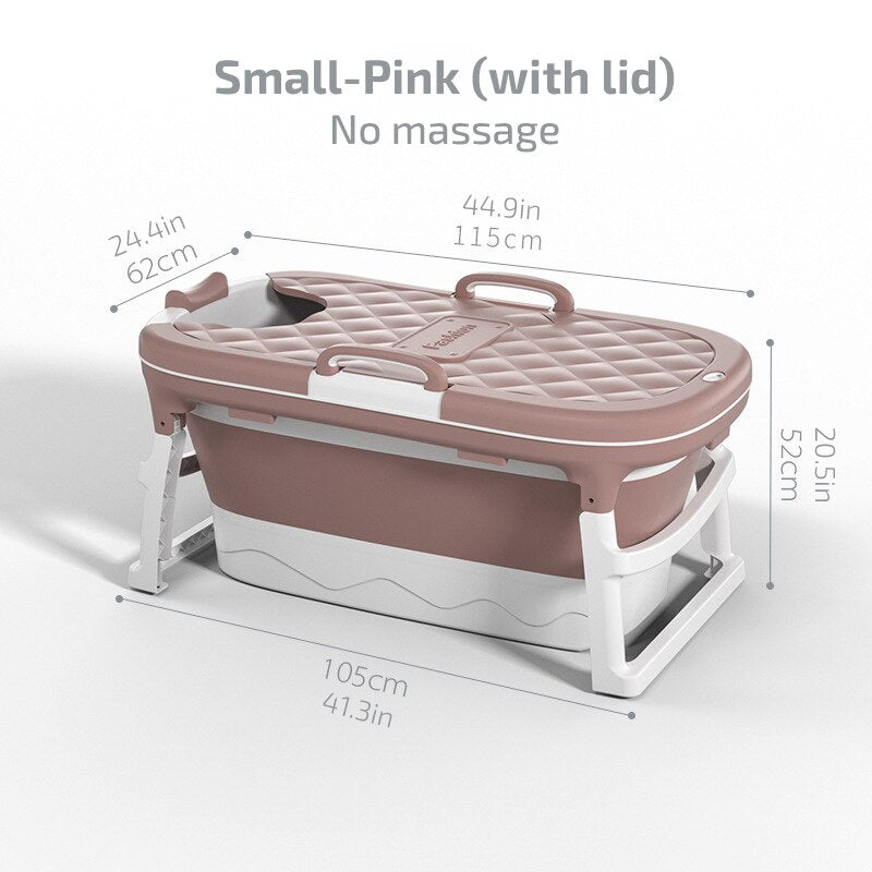 Cordial Shining Free Shipping 1.4m Adult Bath Tub Barrel Sweat Steaming Bathtub Plastic Folding Thicken Bathtub Home Massage.