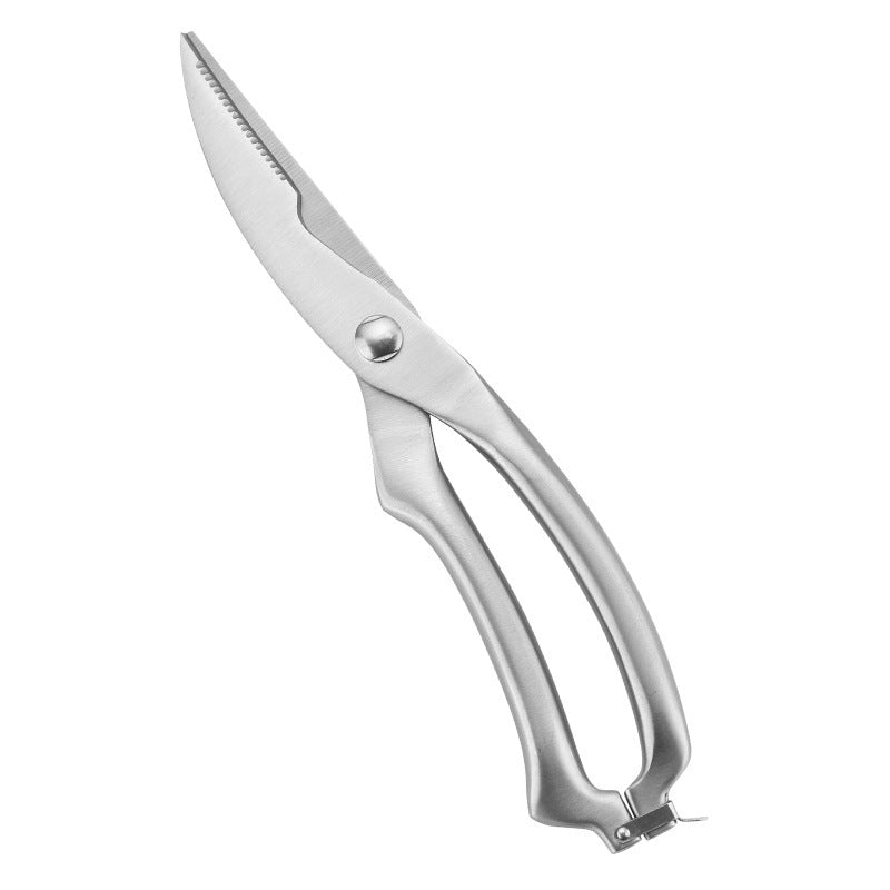 Chicken bone cut multi function kitchen scissors home stainless steel strong duck bone shear food barbecue mortar fish cut.