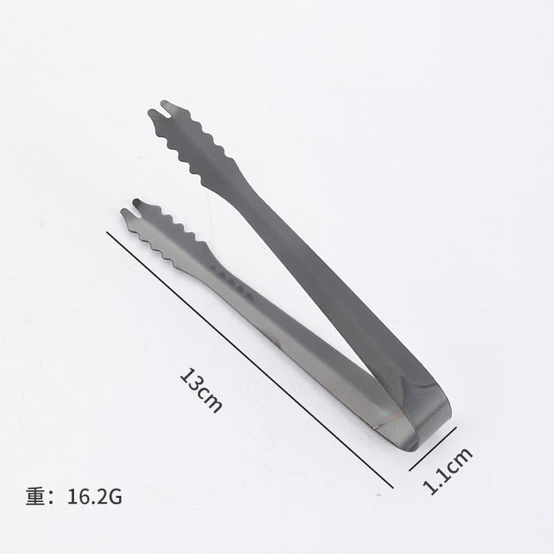 304 stainless steel ice clip kitchen supplies vacuum plated titanium gold ice cubes thickened bar creative silicone clip.