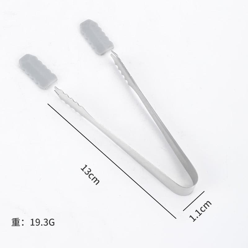304 stainless steel ice clip kitchen supplies vacuum plated titanium gold ice cubes thickened bar creative silicone clip.