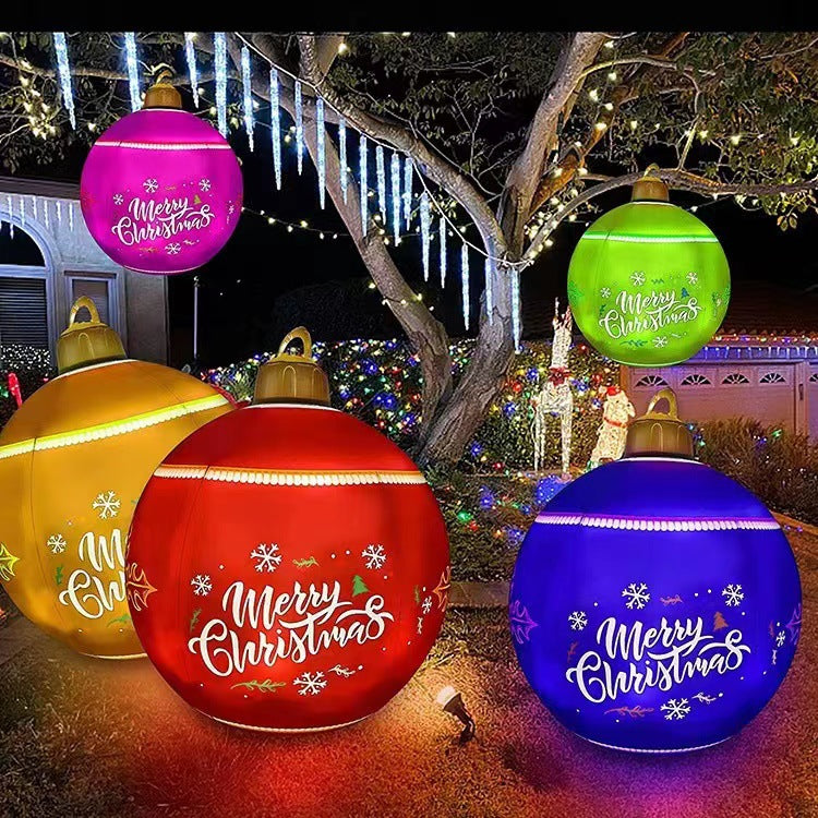 \Inflatable Balloons for Holidays and Parties - 60cm Christmas Decoration Balloons for Outdoor Use