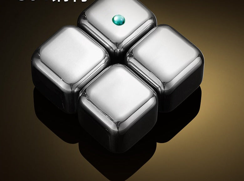 304 stainless steel ice cubes fast frozen ice metal ice coffee beverage Whiskey wine wine creative supplies.