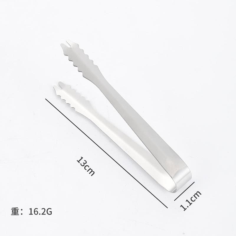 304 stainless steel ice clip kitchen supplies vacuum plated titanium gold ice cubes thickened bar creative silicone clip.
