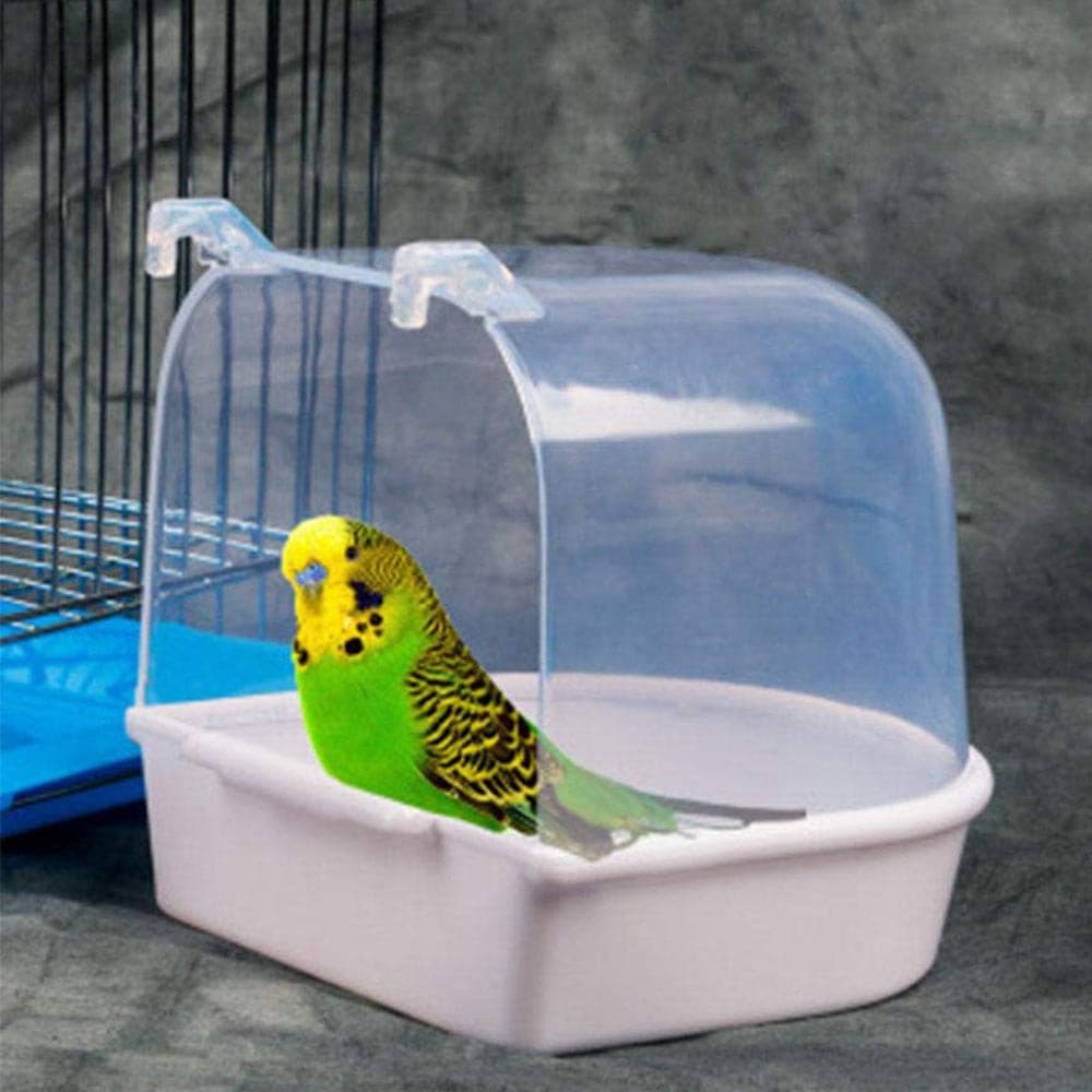 Bird Bath Bathtub Bath Box Bird Cleaning Tool Cage Accessories Parrot Parrots Bathe In External Baths - GOLDEN TOUCH APPARELS WOMEN