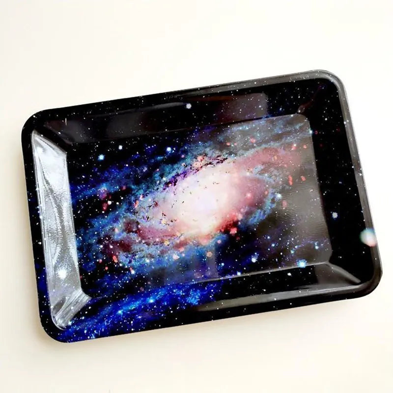 18*12.5cm Tin Metal Rolling Tray Tobacco Herb Trays Smoking Accessories Rolling Tool Color Printing